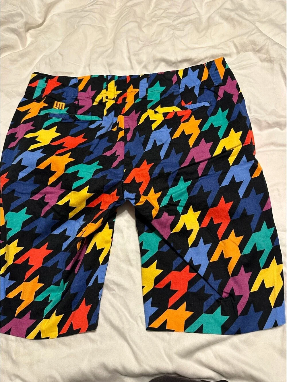 Geometric Loudmouth Women's Golf shorts sice 12